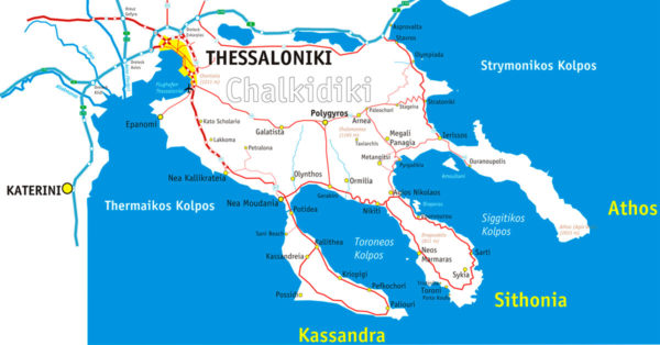 How to get Halkidiki from Thessaloniki | Transfer Thessaloniki Airport ...